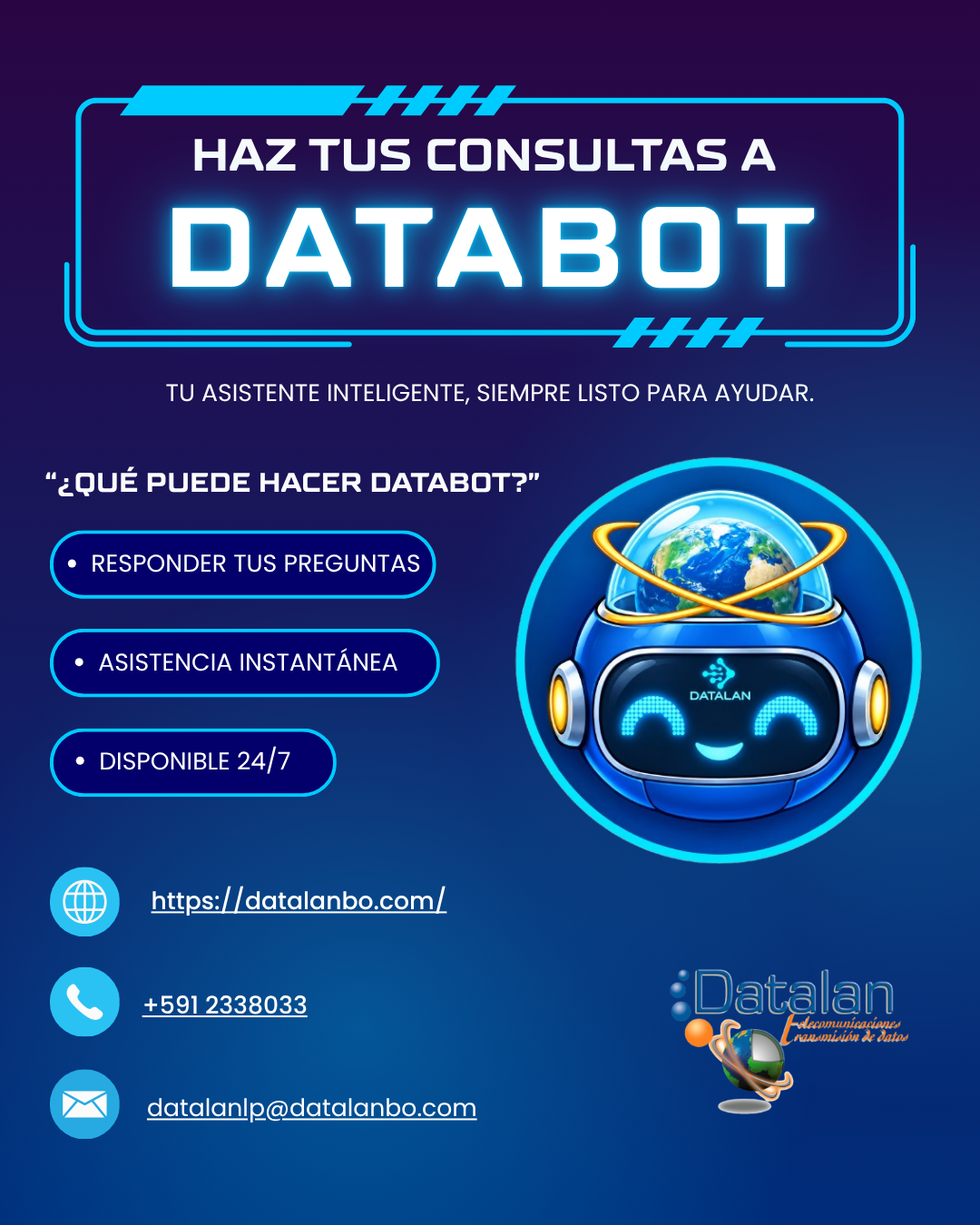 Databot, asistente inteligente de Datalan